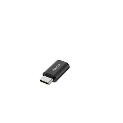 Hama USB 2.0 Adapter [1x Micro-USB-bus - 1x USB-C stekker]