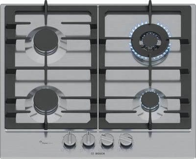 Bosch Serie 6 PCH6A5I90 kookplaat Roestvrijstaal Ingebouwd 60 cm Gaskookplaat 4 zone(s)
