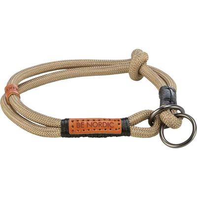 TRIXIE BE NORDIC HALSBAND HOND HALF-SLIP ZAND / ZWART 35X0,6 CM TRIXIE BE NORDIC HALSBAND HOND HALF-SLIP ZAND / ZWART 35X0,6 CM