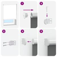 Rolgordijn verduisterend koffie 165x150 cm stofbreedte 161,6 cm - thumbnail