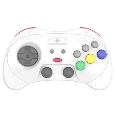 Retro-Bit SEGA Saturn 2.4G Wireless Pro Controller (White) Retro-Bit SEGA Saturn 2.4G Wireless Pro Controller (White)
