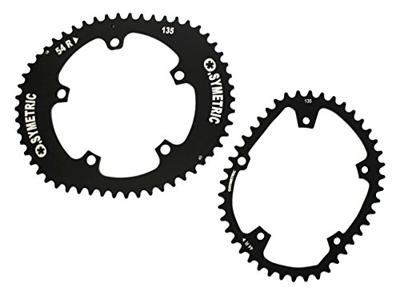 O.symetric kettingblad "speciaal cyclo cross" chain ring 38/52t kit