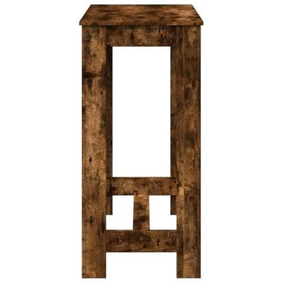 Bartafel 102x50x103,5 cm bewerkt hout gerookt eikenkleurig