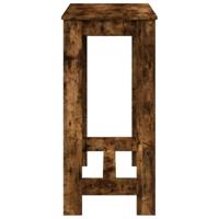 Bartafel 102x50x103,5 cm bewerkt hout gerookt eikenkleurig - thumbnail