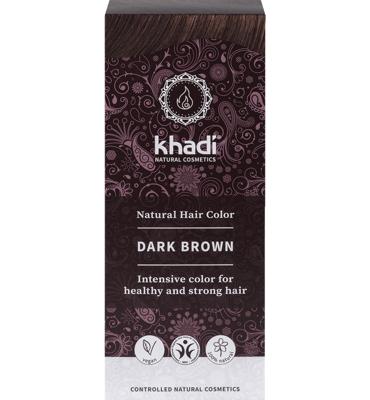 Khadi Haarkleur dark brown 100 Gram