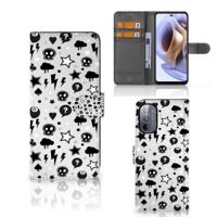 Telefoonhoesje met Naam Motorola Moto G31 | G41 Silver Punk - thumbnail