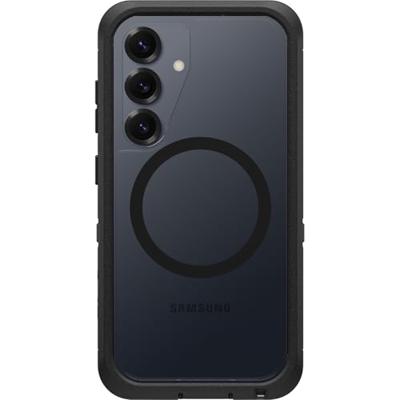 Otterbox Defender XT Series Backcover Samsung Galaxy S25 Transparant, Zwart Inductieve lading