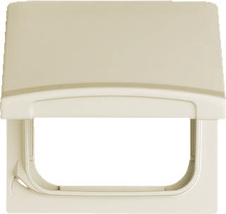 Busch-Jaeger 2CKA001710A2272 Afdekking Allweather 44 (IP44) Parel-wit, Crème-wit 1 stuk(s) Busch-Jaeger 2CKA001710A2272 Afdekking Allweather 44 (IP44) Parel-wit, Crème-wit 1 stuk(s)