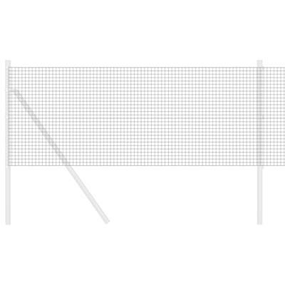 Gelaste draadhek Grijs 0.8 x 50 m Staal
