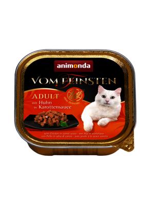 ANIMONDA Vom Feinsten Adult Chicken in carrot sauce - nat kattenvoer - 100g