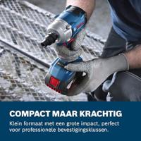 Bosch Blauw GDS 18V-350 Accu slagmoeraanzetter | Zonder accu&apos;s en lader - 06019M5000 - thumbnail