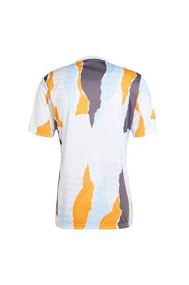 adidas Real Madrid Pre-Match Trainingsshirt 2024-2025 Wit Oranje Blauw - thumbnail