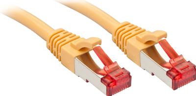 LINDY 47762 RJ45 Netwerkkabel, patchkabel CAT 6 S/FTP 1.00 m Geel 1 stuk(s)