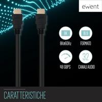 HDMI-Kabel Ewent EC1324 Zwart 8 m - thumbnail