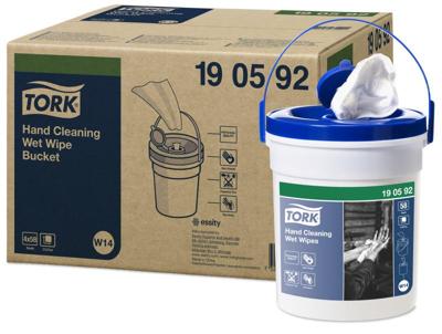 Handreinigingsdoek tork w14 premium 1laags wit