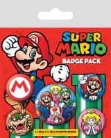 Super Mario Pin Badge Pack - thumbnail