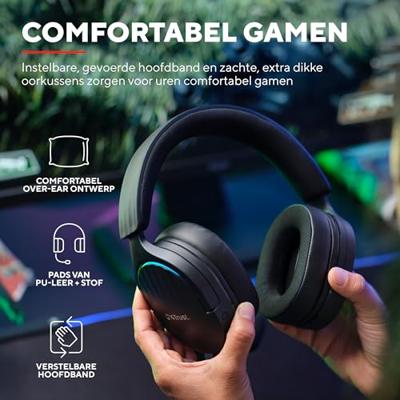 Trust GXT 490 Fayzo 7.1-USB-gamingheadset Headset Zwart - thumbnail