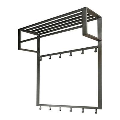 Industriële Kapstok 'Terry' 80cm, met 2 x 6 haken (excl. hangers) Industriële Kapstok 'Terry' 80cm, met 2 x 6 haken (excl. hangers)