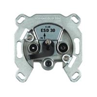 Kathrein ESD 30 Antenna socket SAT, TV, FM Flush mount - thumbnail