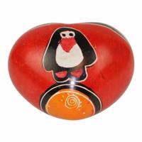 Gelukssteen Kisii Hart Pinquin - thumbnail