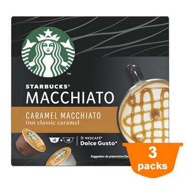 Starbucks - Caramel Macchiato by Nescafé Dolce Gusto - 3x 12 Capsules