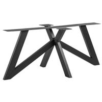 Spinpoot punt zwart 180 x 70 cm en hoogte 73 cm - thumbnail