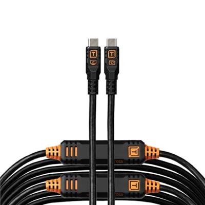 Tether Tools TetherPro Optima 10G USB-C, 31&apos; (9.4m), straight black