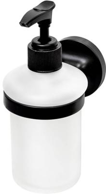 Zeepdispender Haceka Aspen Glas Mat Zwart Haceka