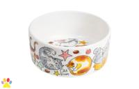 BLOND AMSTERDAM VOERBAK CAT LOVE 15,5X15,5X7 CM - thumbnail