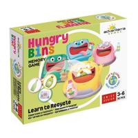 Hungry bins memory spel - thumbnail