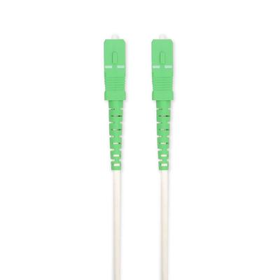 Glasvezel Patchkabel | SMF (Single Mode Phase) | SC/APC | SC/APC | 100 Gbps | 6.00 m | Wit | Gift Bo