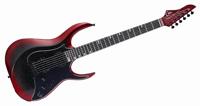 Mooer GTRS Guitars Modern 800 Dark Red Intelligent Guitar met gigbag - thumbnail
