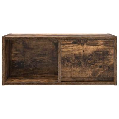 TV-meubel 60x31x25,5 cm bewerkt hout gerookt eikenkleurig