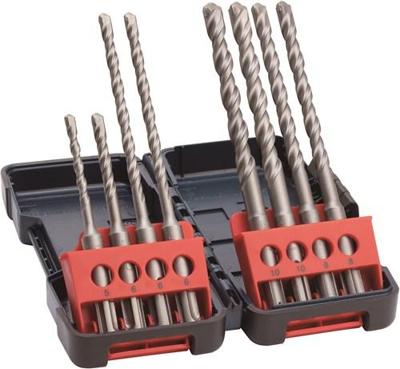 Bosch Accessoires 8-delige hamerborenset sds plus-3 | tough box - 2607019903 Bosch Accessoires 8-delige hamerborenset sds plus-3 | tough box - 2607019903