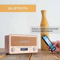 Denver DAB-18LW LIGHT WOOD Radio DAB, VHF (FM) Hout (licht) - thumbnail