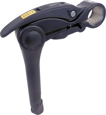 Stuurpen 1" Promax aluminium 0-70° verstelbare hoek met ø31,8 mm klem - zwart