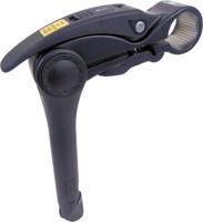 Stuurpen 1" Promax aluminium 0-70° verstelbare hoek met ø31,8 mm klem - zwart - thumbnail