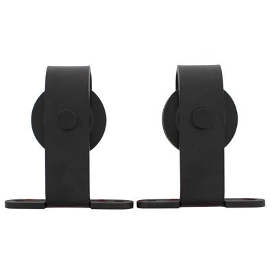 Intersteel Set van 2 hangrollen Basic Top 14cm - mat zwart Intersteel Set van 2 hangrollen Basic Top 14cm - mat zwart