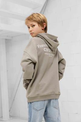 Croyez Fraternité Hoodie Kids Grijs - Maat 176 - Kleur: Grijs | Soccerfanshop