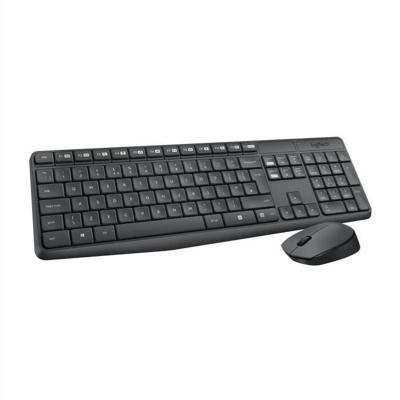 LOGITECH MK235-toetsenbordset voor muis - Draadloos - AZERTY - USB-ontvanger