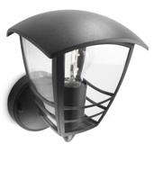 CREEK-Wandmontage Outdoor Sconce H20cm Zwart Philips - thumbnail
