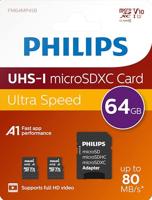 Geheugenkaart philips micro sdxc 64gb 2 st - thumbnail