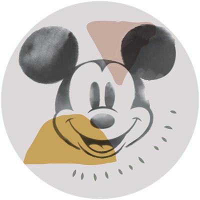 Komar Into Adventure; Komar Dots Behangcirkel Disney - Mickey Mouse - Abstract - DD1-039