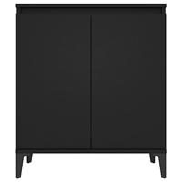Dressoir 60x35x70 cm spaanplaat zwart - thumbnail