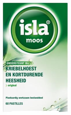 Isla Moos Keelpastilles - bij kriebelhoest en kortdurende heesheid