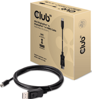 CLUB3D Mini DisplayPort naar DisplayPort 1.4 HBR3 8K60Hz Kabel, 2 Meter - thumbnail