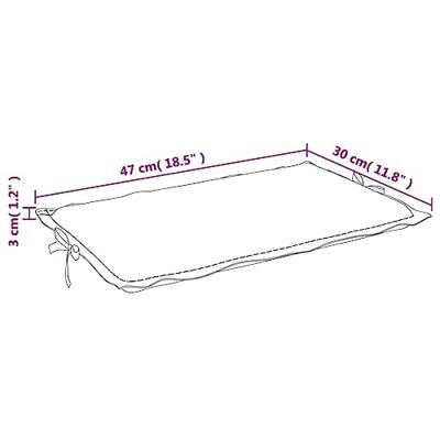 Ligbedkussen ruitpatroon 186x58x4 cm rood