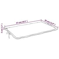 Ligbedkussen ruitpatroon 186x58x4 cm rood - thumbnail