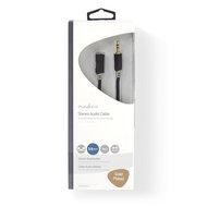 Nedis Stereo audiokabel | 3,5 mm male - 3,5 mm female | 10 m | Antraciet - thumbnail
