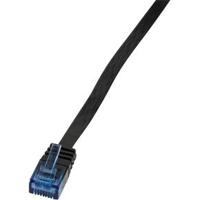 LogiLink CF2063U RJ45 Netwerkkabel, patchkabel CAT 6 U/UTP 3.00 m Zwart Zeer flexibel 1 stuk(s) - thumbnail